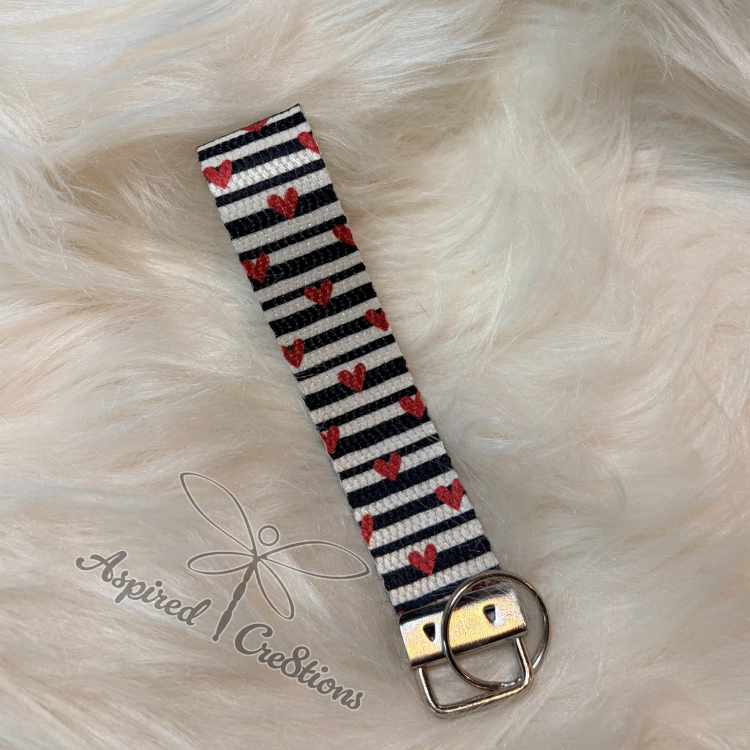 Be My Valentines Webbed Wristlet