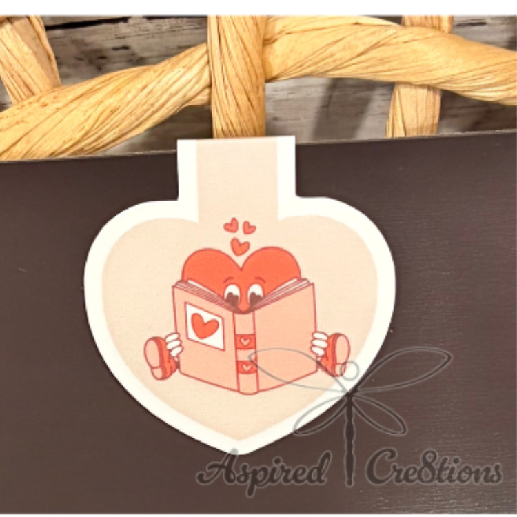 Heart Reading Magnetic Bookmark