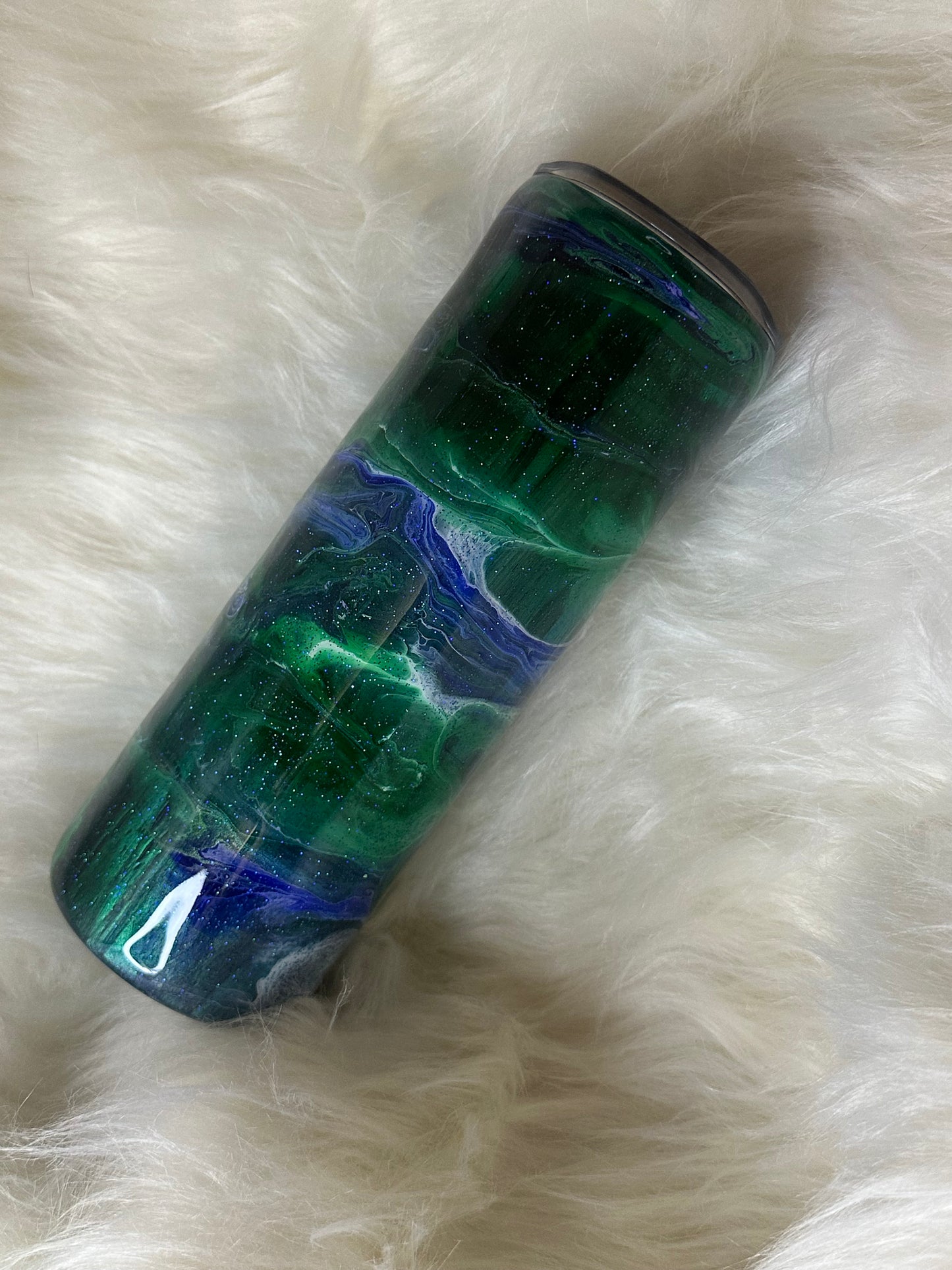 Blue / Green swirl