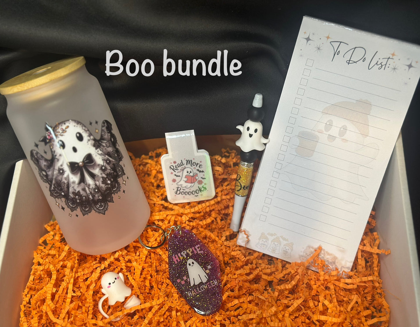 Boo Bundle (18oz frosted glass)