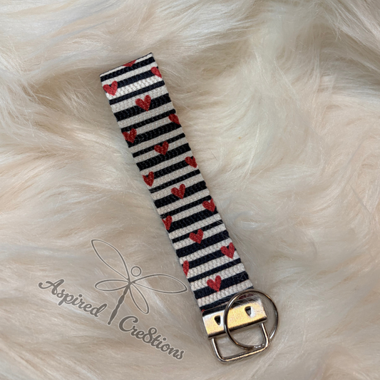 Be My Valentines Webbed Wristlet