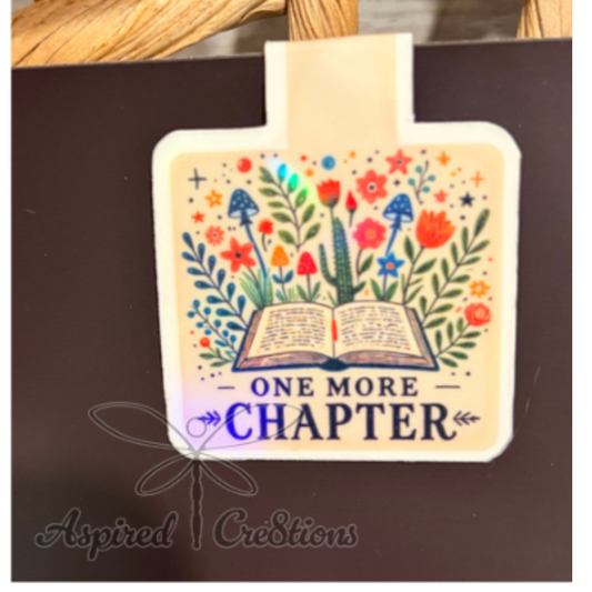 One More Chapter Magnetic Bookmark